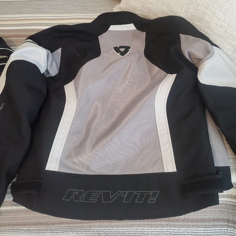 Revit! Motorcycle Biker Jacket Women's Size 10-12 - Picture 6 of 6